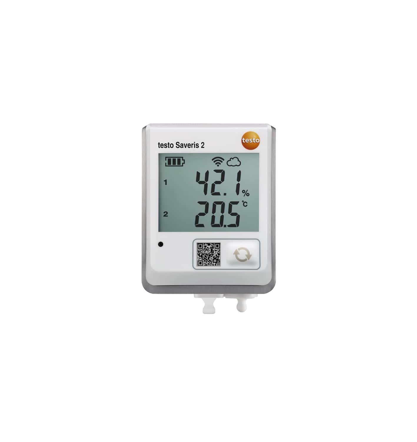 testo Saveris 2-H2 - WiFi data logger with display and connectable temperature and humidity